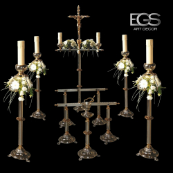 Capela D. Pedro V em Latão – Níquel com Ouro