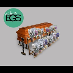 Suporte Coroas Flores Lacado