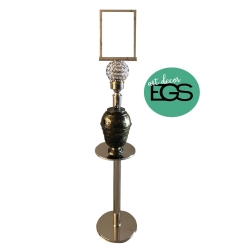 Suporte para Pote Cinzas com Suporte para Acrílico